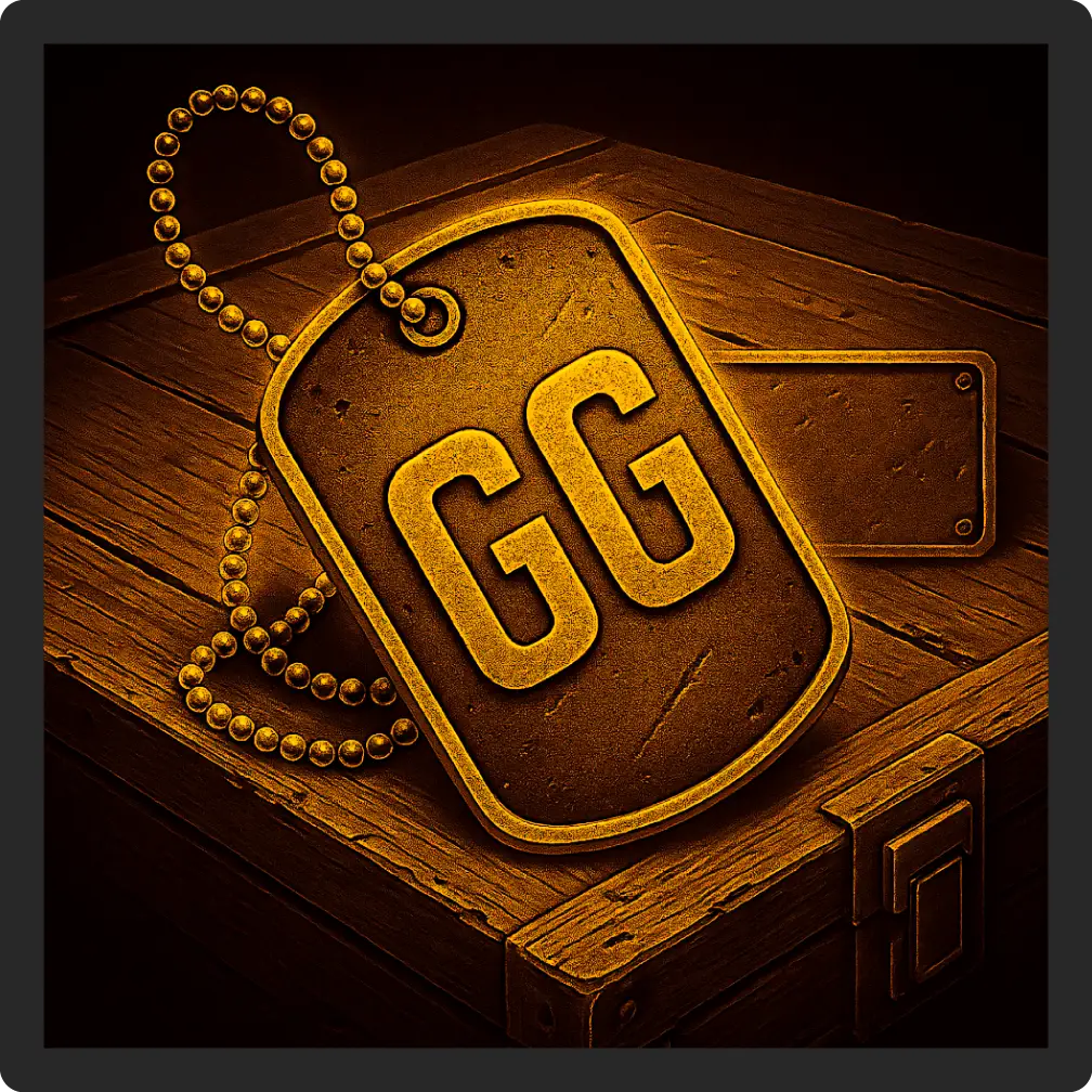 Luminária gamer FD3D GG FPS com ilustração Códigos de Glória