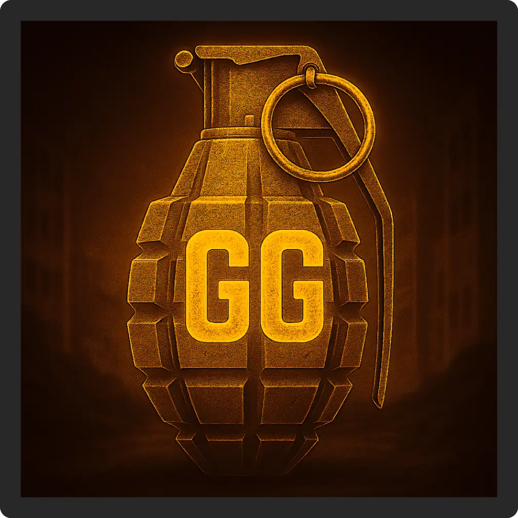 Luminária gamer FD3D GG FPS com ilustração Fragmentos de Glória